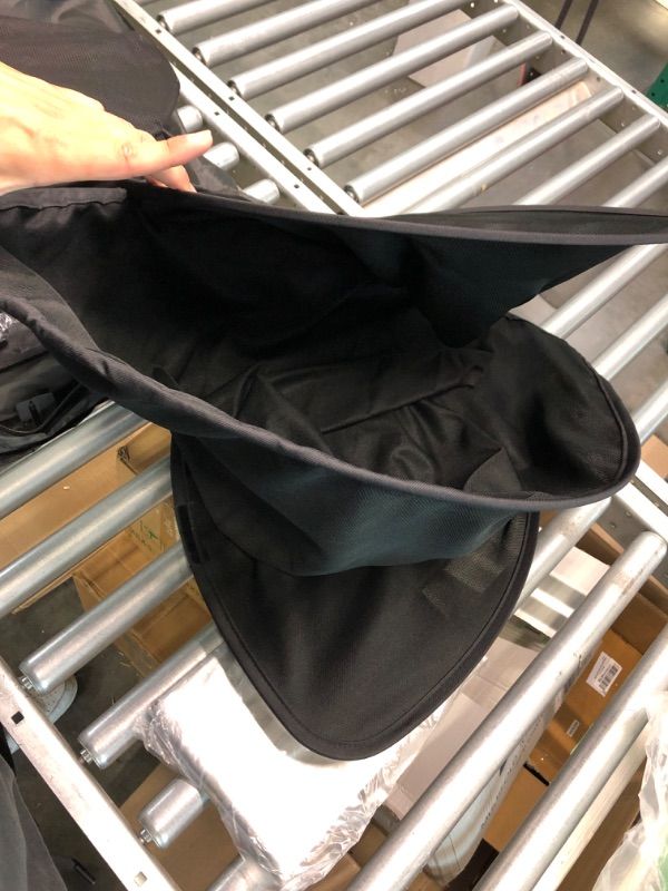 Photo 1 of ChChair-Attachable 2-in-1 Round Black Screen PopUp Collapsible Backdrop for Gaming/Conference/Live Streaming