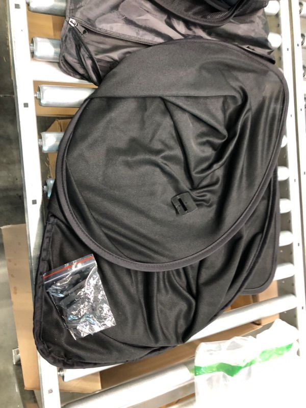Photo 1 of ChChair-Attachable 2-in-1 Round Black Screen PopUp Collapsible Backdrop for Gaming/Conference/Live Streaming