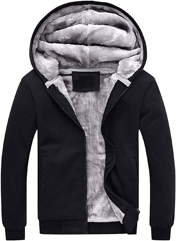 Photo 1 of PUWEI Men's Winter Warm Fleece Jackets Thick Sherpa Lined Zip up Hoodies Heavyweight Sweatshirt Coat
Medium