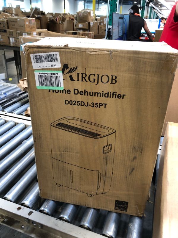 Photo 2 of 35-Pint Energy Star Dehumidifier for Basement - 2450 Sq. Ft. Quiet Dehumidifier for Large Capacity Room Home Bathroom Basements - Auto Continuous Drain Remove Moisture