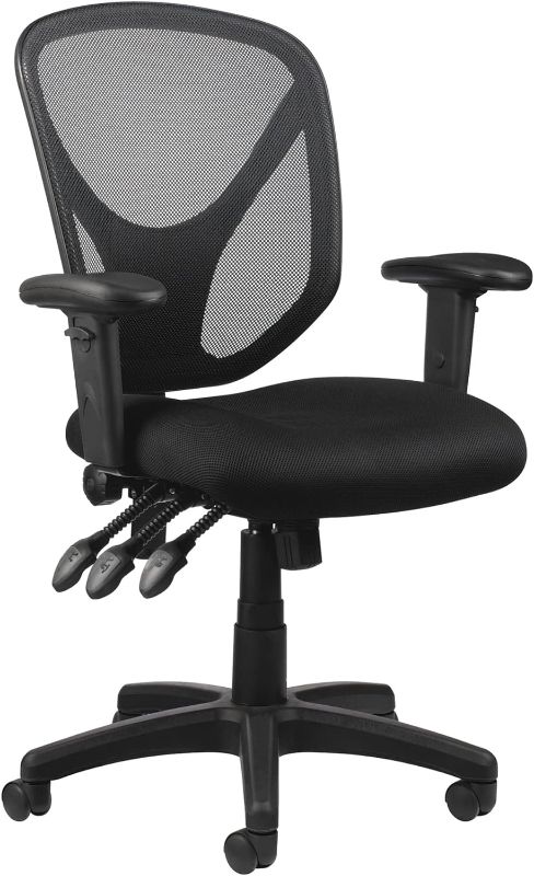 Photo 1 of Mimoglad Office Chair, High Back Ergonomic Desk Chair with Adjustable Lumbar Support and Headrest, Swivel Task Chair with flip-up Armrests for Guitar Playing, 5 Years Warranty
