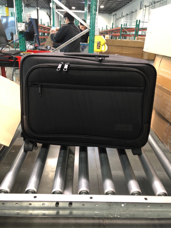 Photo 1 of Ytonet Rolling Laptop Bag, 17 Inch Rolling Briefcase for Men Women, Water Resistant Roller Bag with Wheels and USB Charging Port, Rolling Laptop Case Gift for Men Women Work Business Travel, Black
