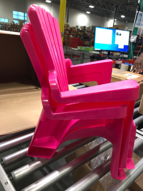 Photo 3 of American Plastic Toys Children's Adirondack Chair 2PK, Pink
