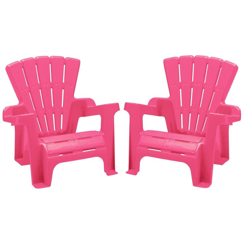 Photo 1 of American Plastic Toys Children's Adirondack Chair 2PK, Pink
