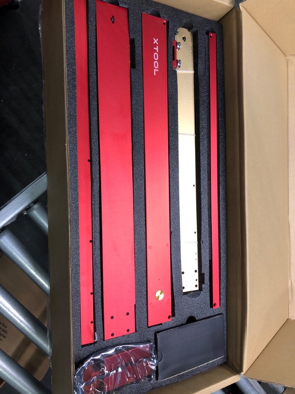 Photo 1 of xTool D1 Pro Upgraded Laser Engraver, 20W Output Power DIY Laser Cutter, 120W Higher Accuracy Laser Engraving Machine for Engraving 340+ Colors On Metal Steel (RED) Golden Red xTool D1 Pro 20W