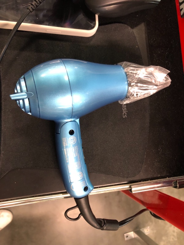 Photo 4 of BaBylissPRO Nano Titanium Travel Dryer, Blue