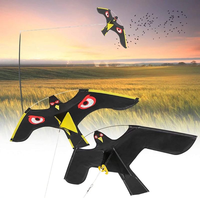 Photo 1 of BOZNY 1.2M Bird Kite Realistic Bird Safari Field Kite Bird Stunning Bird Kite Scare Bird Kite
