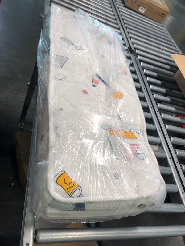 Photo 1 of Vibe bear Pack and Play Mattress Topper 38" x 26" x 3", Breathable and Soft Pack N Play Mattresses Pad, Foam Baby Playpen Mattresses, Firmness Playard Mattress
