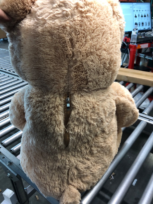 Photo 1 of MorisMos Giant Teddy Bear Mommy and Baby Bear Soft Plush Bear Stuffed Animal for Teddy Bear Baby Shower, Tan, 39 Inches
