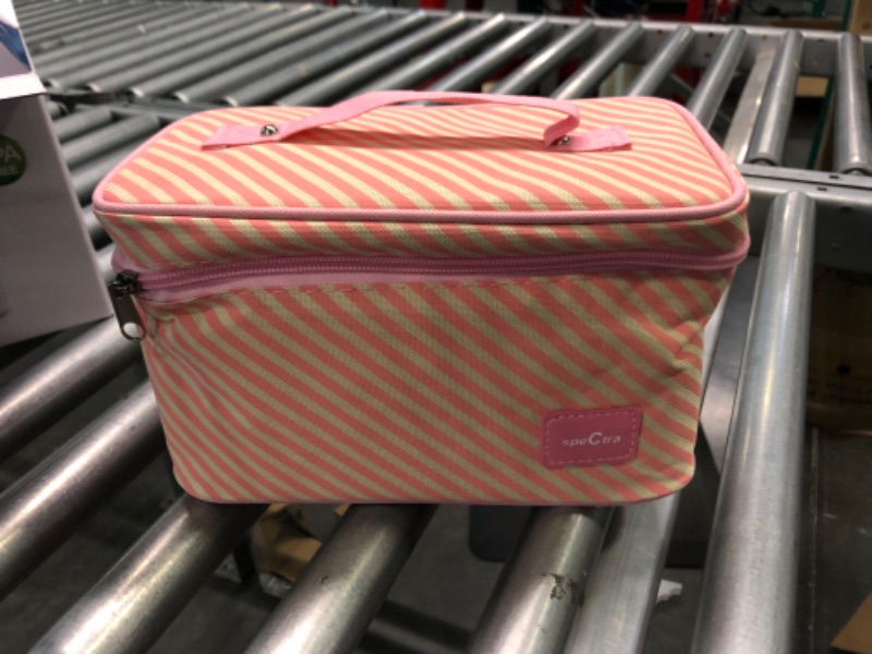 Photo 3 of Spectra - Cooler Bag Storage Kit for Breast Milk - Pink (Ice Pack and 2 Wide Neck Bottles)