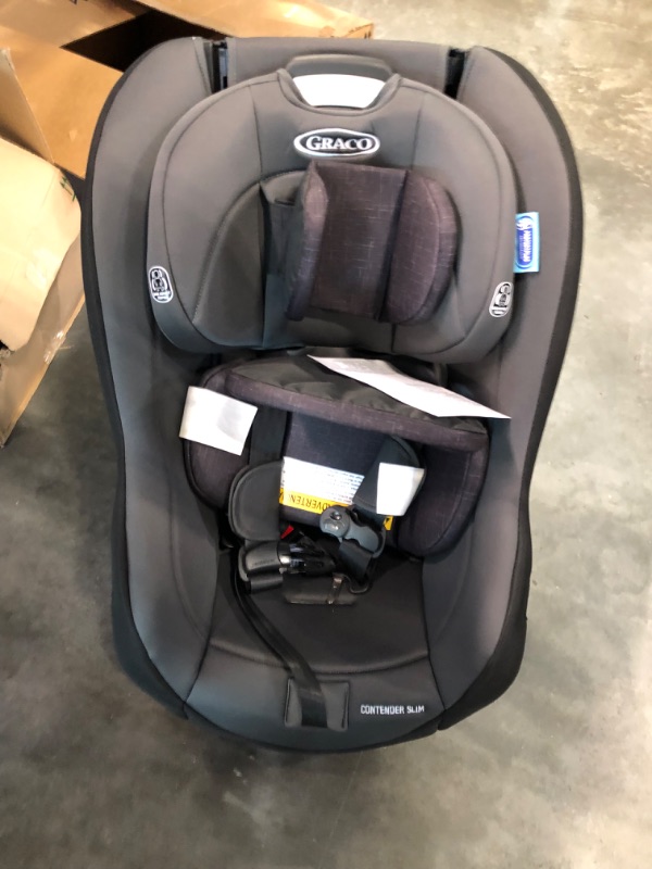 Photo 3 of Graco Contender Slim Convertible Car Seat, West Point