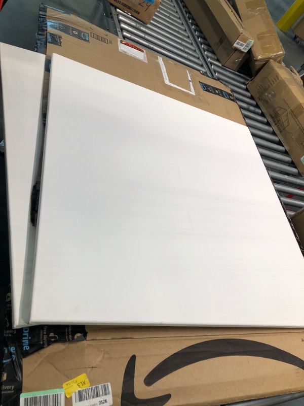 Photo 2 of Artist Canvas | 36x36 inches | 2 Pack | 1.5” inch Thick Gallery Profile | 11 oz Primed Large Canvases for Painting, Ready to Paint Art...