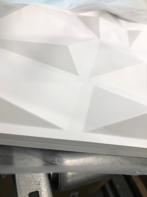Photo 3 of Art3d Diamond PVC Wall Panel and Nano Double-Sided Tape Heavy Duty