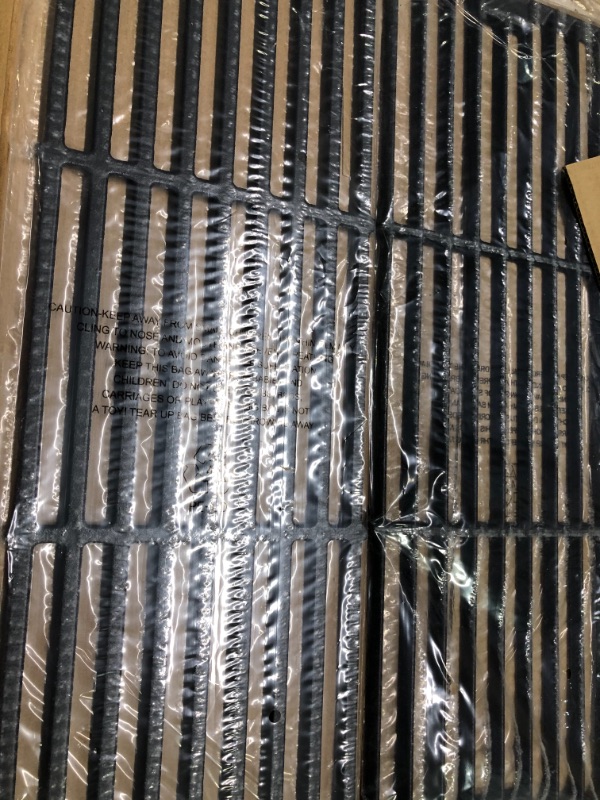 Photo 3 of Char Griller Grill Grates Replacement Parts, Grill Grates Replacement Cast Iron 19 3/4" x 20 1/4" for Chargriller Akorn 2121, 2123, 2222, 2828, 3001, 3030, 3725, 4000, 5050, 5252, 5650,9020