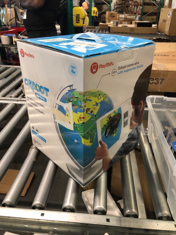 Photo 1 of Orboot by PlayShifu - Earth and World of Dinosaurs (app Based) Set of 2 Interactive AR Globes for STEM Learning at Home