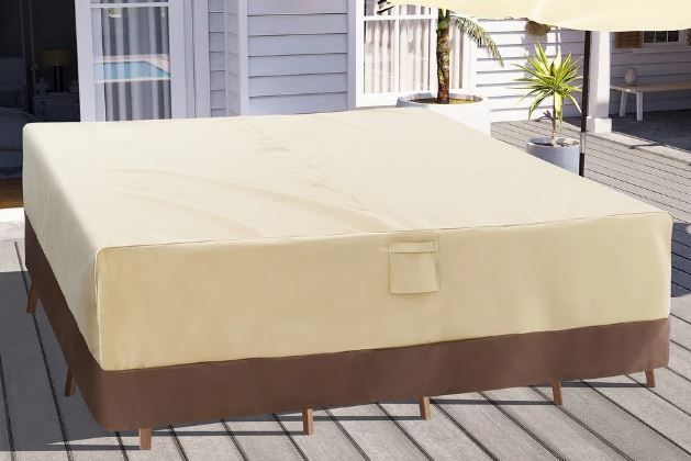 Photo 1 of  Loriano Table Cover for Outdoor,600D Oxford Fabric for Waterproof 30"x30"