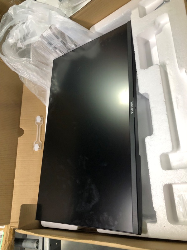 Photo 5 of VIOTEK GFV27DAB 27” 165Hz QHD 1440p 1ms (MPRT) Gaming Monitor with Adjustable Stand, Portrait Rotation, HDR, Freesync, 99% sRGB Widescreen VA Panel, LED Backlight, 3-Years Zero Dead Pixels, VESA