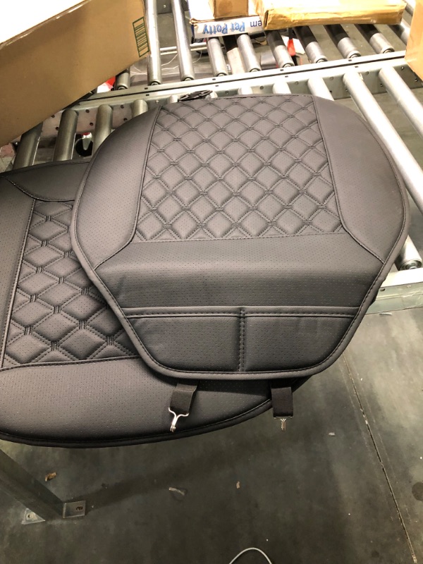 Photo 2 of Black Panther Car Seat Cover, Luxury Car Protector, Universal Anti-Slip Driver Seat Cover with Backrest Black)