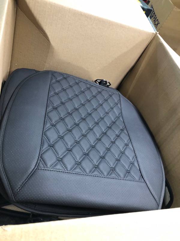 Photo 6 of Black Panther Car Seat Cover, Luxury Car Protector, Universal Anti-Slip Driver Seat Cover with Backrest Black)