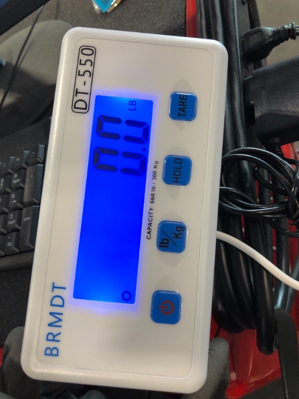 Photo 5 of BRMDT Digital Scales for Body Weight Heavy Duty for Hospital & Physician Use, Large Digital Display and Base with The Ability to Weigh Up to 660lbs/300kg (White, DT-550)