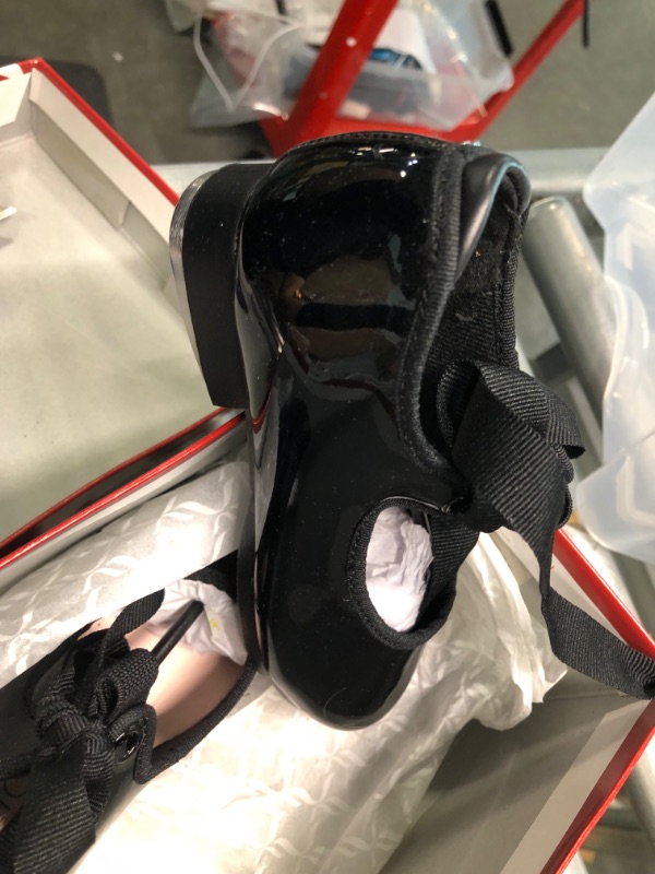 Photo 2 of Capezio Unisex-Child Jr. Tyette Tap Shoe Dance Toddler (1-4 Years) 10 Toddler Black Patent