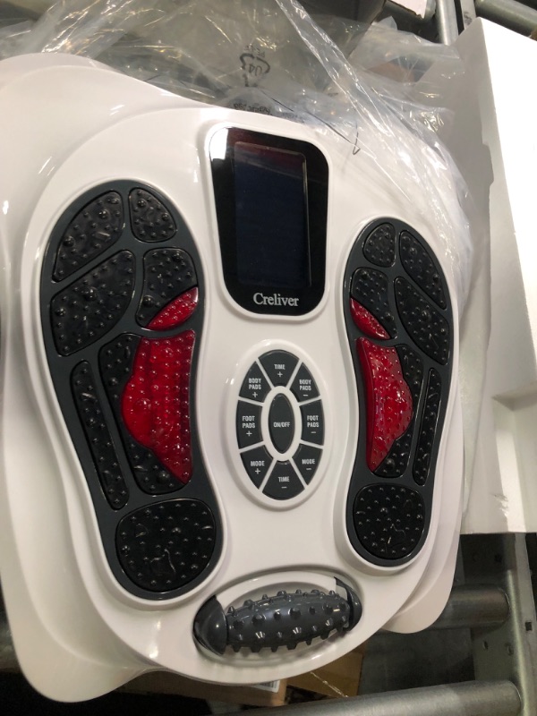Photo 5 of Creliver Foot Circulation Plus EMS & TENS Foot Nerve Muscle Massager, Electric Foot Stimulator Improves Circulation, Feet Legs Circulation Machine Relieves Body Pains, Neuropathy (FSA or HSA Eligible)