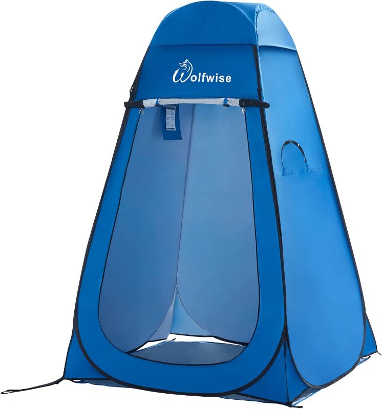 Photo 1 of WolfWise Pop Up Privacy Shower Tent Portable Outdoor Sun Shelter Camp Toilet Changing Dressing Room