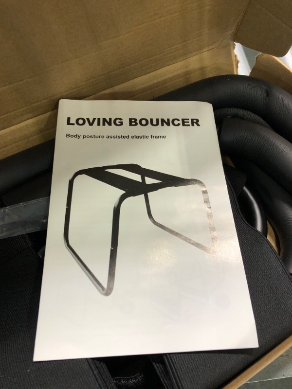 Photo 3 of Sex Position Enhancer Chair Weightless Bouncing Mount Stools Sexual Furniture Love Novelty Toy with Handrail for Couples Adult Games 19.72 Inch