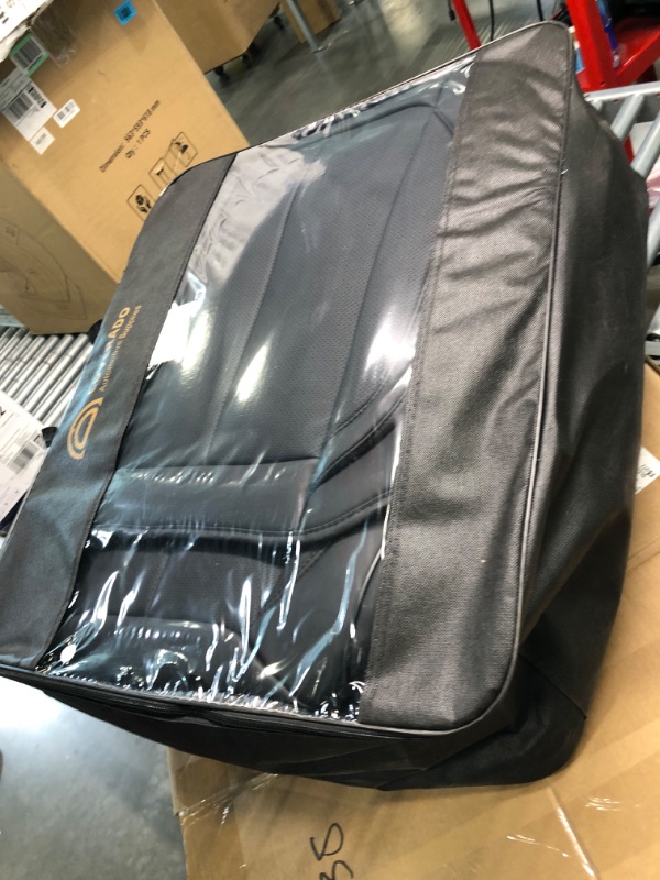 Photo 1 of Coverado Car Seat Covers Full Set, Waterproof Nappa Leather Auto Seat Protectors, Universal Fit for Most Sedans SUV Pick-up Truck, Black Black FullSet