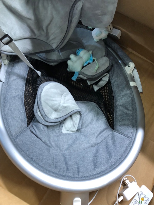 Photo 1 of BabyBond Baby Swings for Infants, Bluetooth Infant Swing Remote Control - Portable Baby Swing for Indoor and Outdoor 