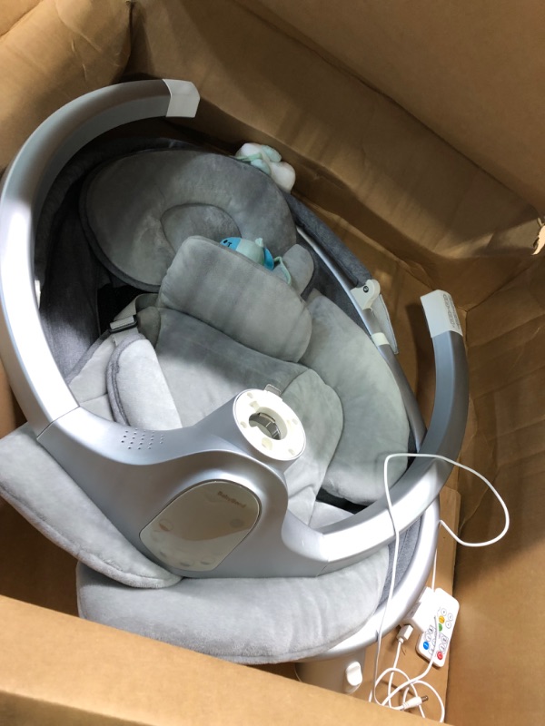 Photo 1 of BabyBond Baby Swings for Infants, Bluetooth Infant Swing Remote Control - Portable Baby Swing for Indoor and Outdoor 