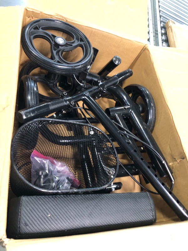Photo 1 of Healconnex Knee Scooter?Steerable Knee Walker, Economical Knee Scooter for Foot Injuries Best Crutches Alternative Black