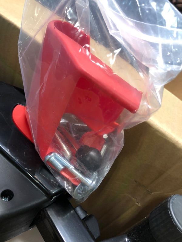 Photo 3 of KESHWELL Ab Machine, Core Abs Workout Equipment for Home Gym, Waist Trainer for Women & Men,Height Adjustable Strength Training Abdominal Cruncher, Foldable Core Abs Exercise Trainer. red