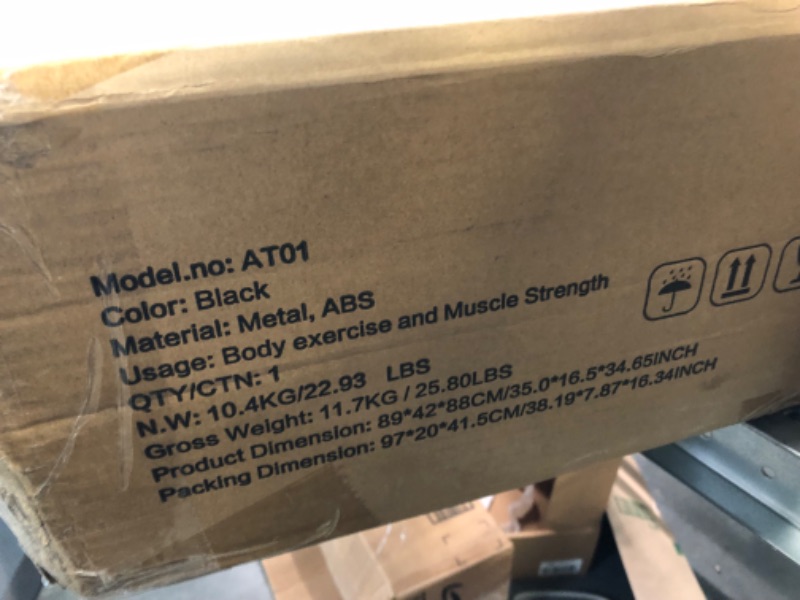 Photo 2 of KESHWELL Ab Machine, Core Abs Workout Equipment for Home Gym, Waist Trainer for Women & Men,Height Adjustable Strength Training Abdominal Cruncher, Foldable Core Abs Exercise Trainer. red