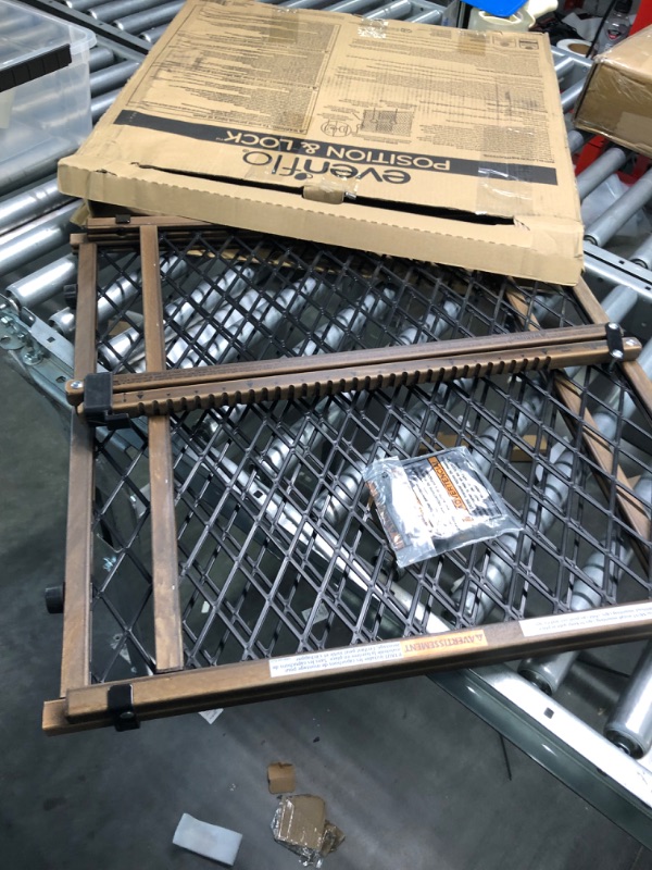 Photo 1 of Position & Lock Baby Gate, Pressure-Mounted, Farmhouse Collection