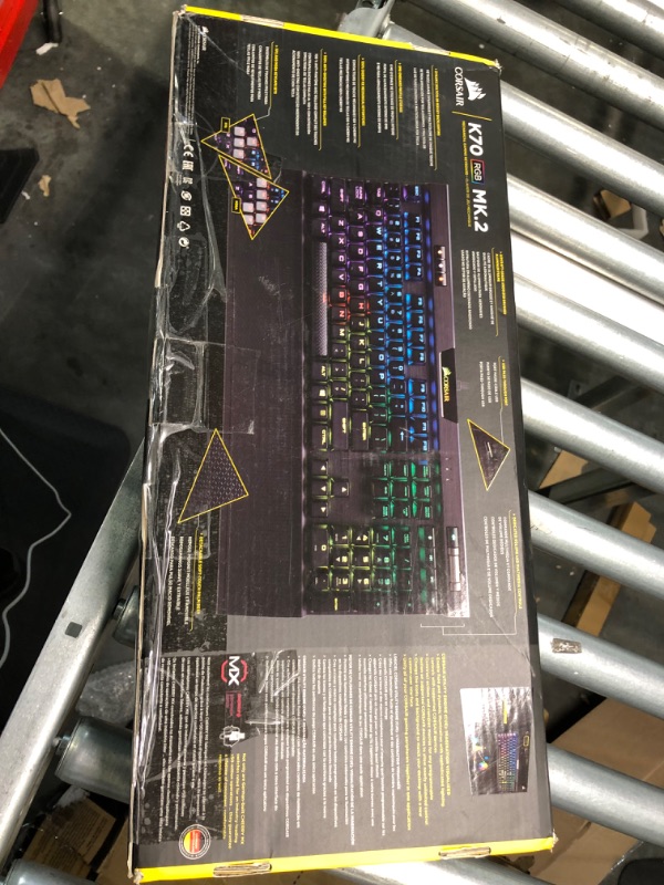 Photo 4 of Corsair K70 RGB MK.2 Mechanical Gaming Keyboard - Cherry MX Red