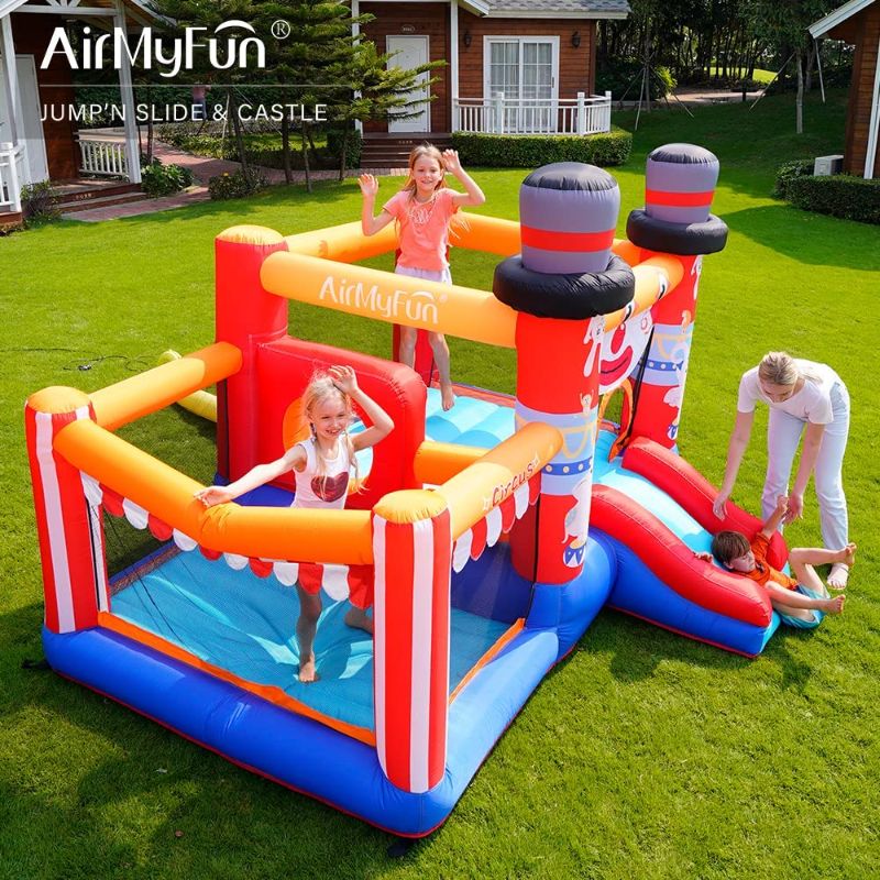 Photo 1 of AirMyFun Bouncy House & Bouncy Castle for Kids, Inflatable Bounce House with Blower, Bouncing Area and Slide for Toddlers Outdoor Backyard Lawn Use Cute Clown Theme (Oxford) Blue
brand new!!!

