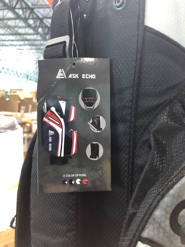 Photo 4 of ASK ECHO Premium Golf Cart Bag with 14 Way Full Length Dividers Plus Putter Tube
brand new!!!
