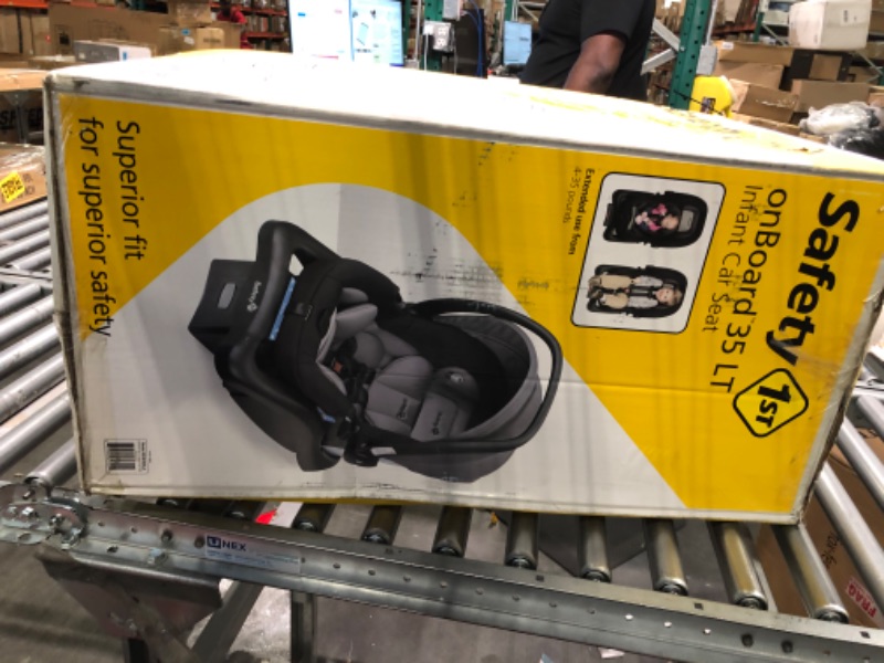 Photo 5 of Safety 1st® Onboard 35 LT Infant Car Seat, Monument Monument Original
-appears new open box-
