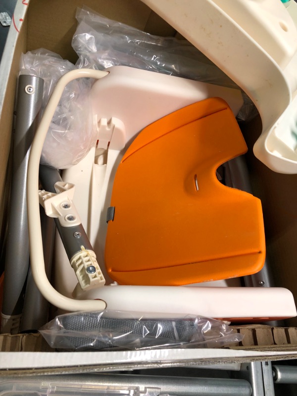 Photo 3 of Infantino 4-in-1 Highchair - Space-Saving, Multi-Stage Booster and Toddler Chair with Multi-use Meal mat and Dishwasher-Safe Tray, in a Fox-Themed Design