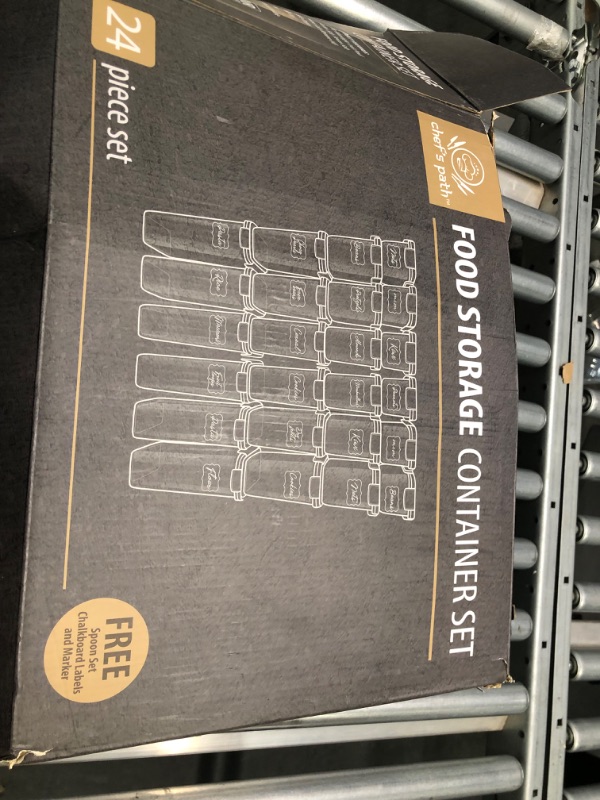 Photo 2 of Airtight Food Storage Containers Set with Lids (24 Pack) for Kitchen and Pantry Organization - BPA Free Kitchen Canisters for Cereal, Rice, Flour & Oats - Free Marker and 24 Labels Extra Large - 24 Pack