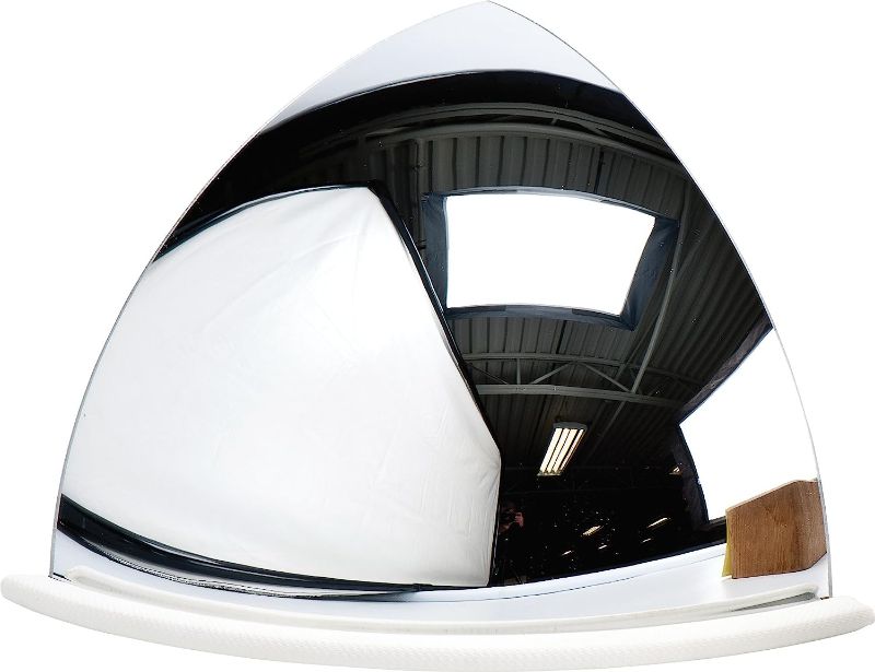 Photo 1 of brady 86343 safety mirror black dome mirror Safety Mirror - Quarter Dome 90 Degrees (1 per Order)