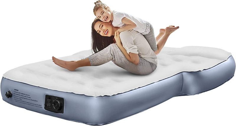 Photo 1 of Car Mattress Pad for SUV Trunk, 10 Inch Ultra-Thick Inflatable Car Mattress SUV, SUV Air Mattress Camping Bed with Built in Pump