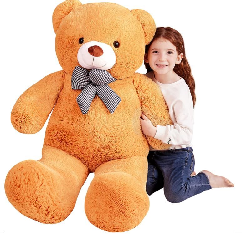 Photo 1 of EARTHSOUND Giant Teddy Bear Stuffed Animal - Large Plush Toy Big Soft Toys (30 inches, Brown)
41inches