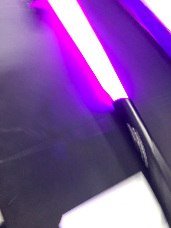 Photo 1 of Lischwert FX Lightsaber, RGB 7 Colors Metal Hilt Light Saber, Smooth Swing USB Rechargeable Light Sword with Sounds Effect for Kids Adults Cosplay (78cm Black)
