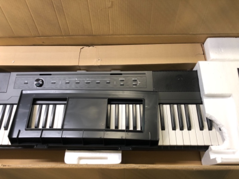 Photo 5 of Digital Piano Ultrathin Donner DEP-45, Beginner Electric Piano Keyboard with 88 semi-weighted Keys, Full Size Portable Electronic Keyboard Piano with Stand, Sustain Pedal, Power Supply DEP45+Pedal+Stand