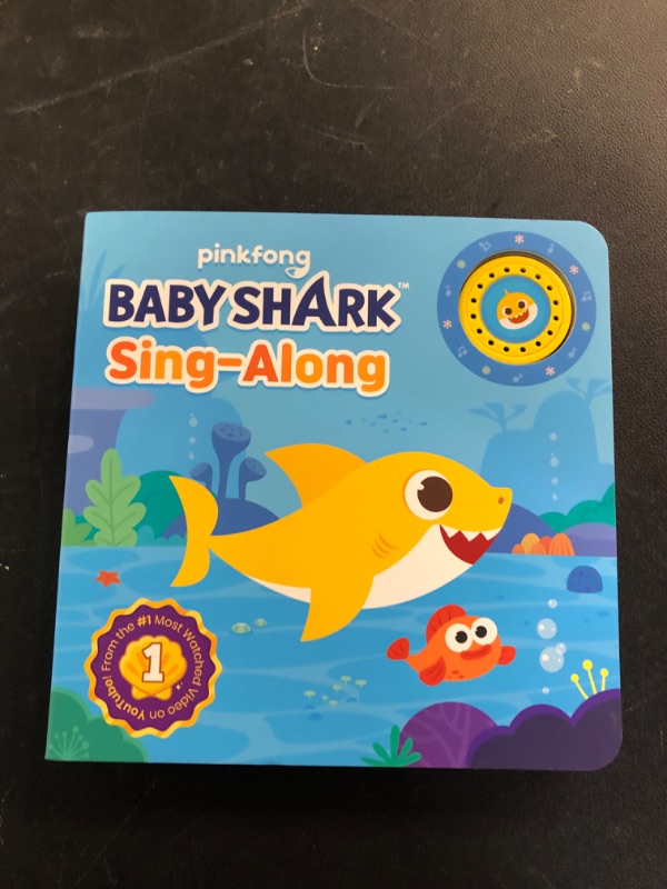 Photo 2 of Baby Shark Sing-Along 1 Button Sound Book | Baby Shark Toys, Baby Shark Books | Learning & Education Toys | Interactive Baby Books for Toddlers 1-3 | Gifts for Boys & Girls