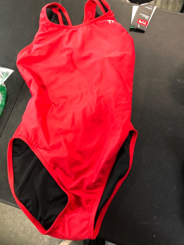 Photo 2 of TYR Women's Tyreco Maxfit Swimsuit Red 36