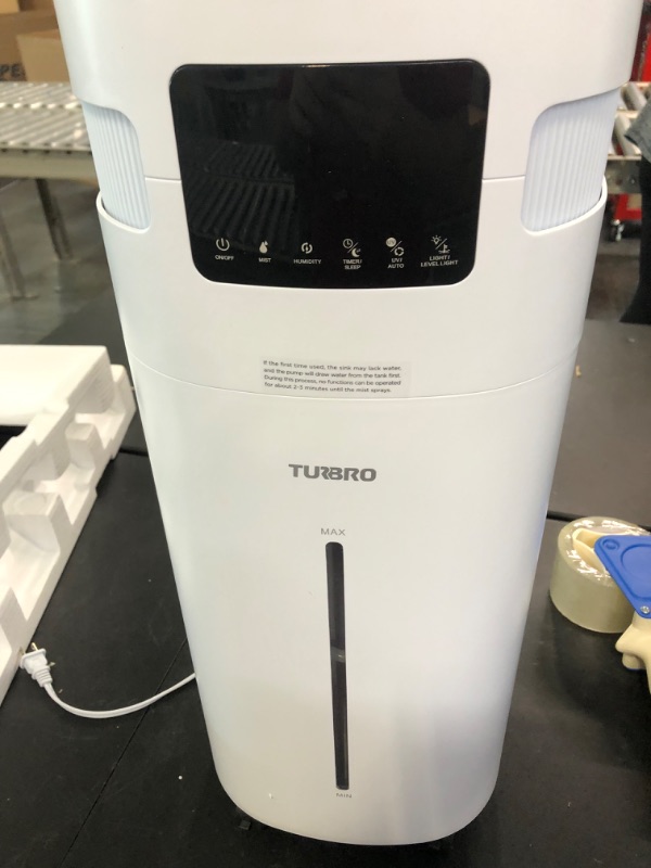 Photo 3 of TURBRO Commercial Humidifier, 5.3Gal/20L Ultrasonic Air Vaporizer for Large Rooms up to 2000 Sq Ft, UV-C LED