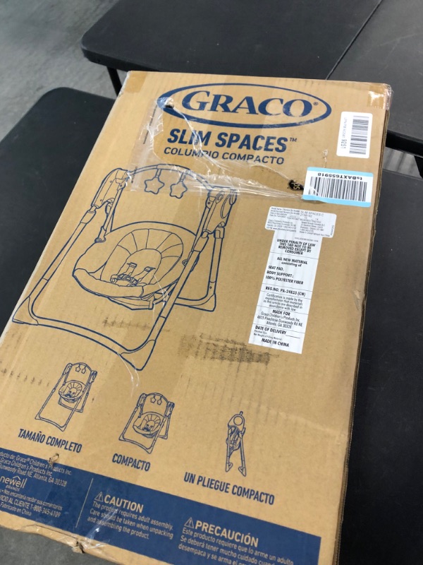 Photo 1 of Graco® Slim Spaces™ Compact Baby Swing, Reign